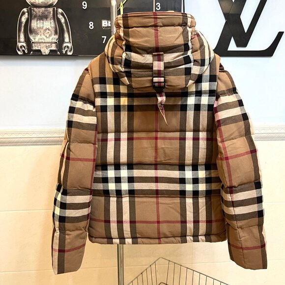 New Burberry - Archive Check puffer jacket - Picture 9 of 9